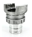 Half coupling DSP and AR grooved sleeve for 3-piece clamps PN25 aluminum