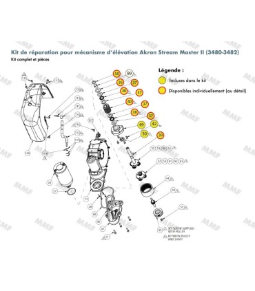 MMF-39416-StreamMaster-Akron-pieces-detachees-kit-elevation (éclaté technique)