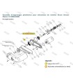 Gears: rotation mechanism for monitor Stream Master II (3480-3482)