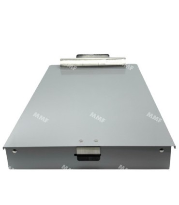 Single drawer paper holder grey anodized | MMF.fr