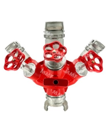 Fire division with three aluminum valves | MMF.fr