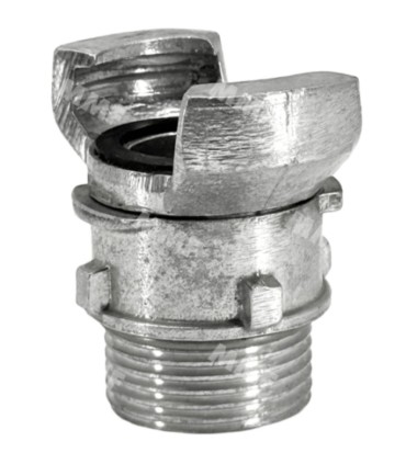 Half coupling with lock male threaded sleeve | MMF.fr